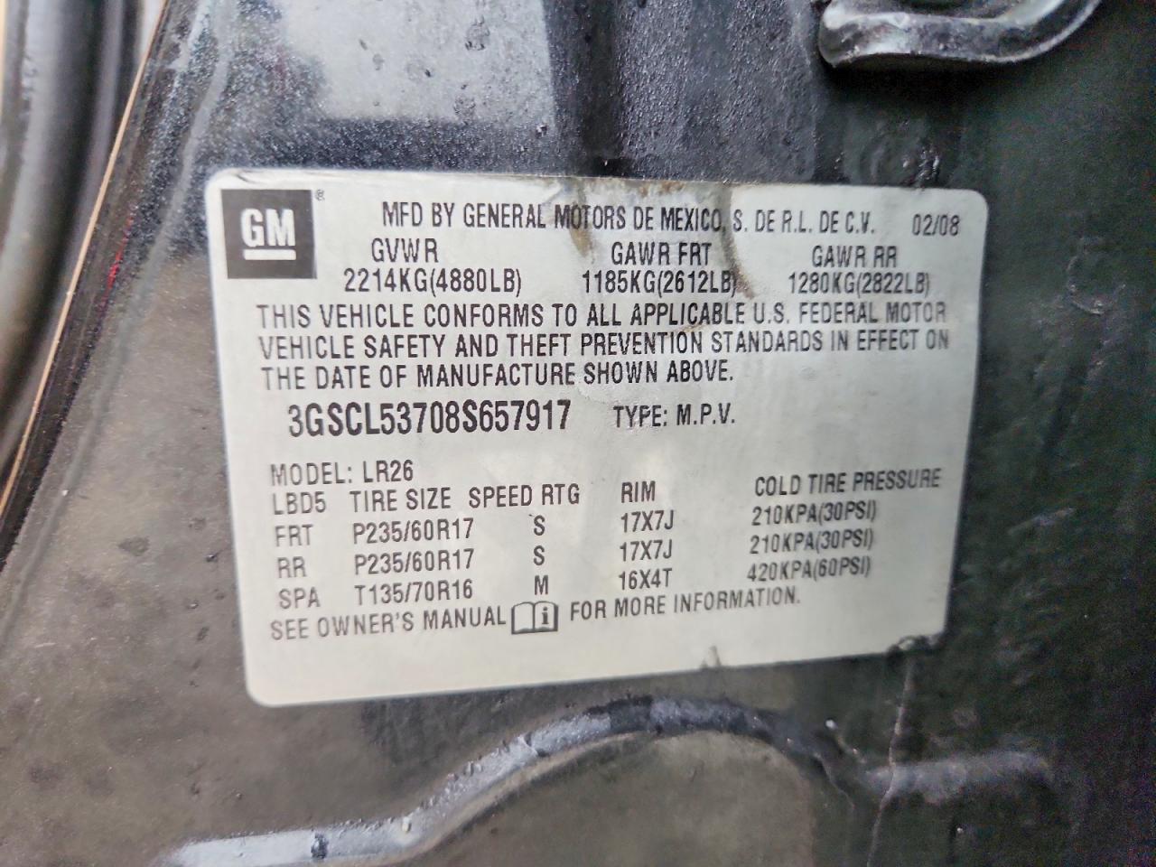 2008 SATURN VUE XR photo 37