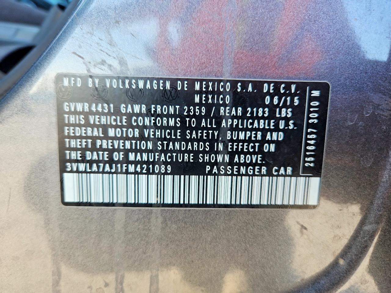2015 VOLKSWAGEN JETTA TDI photo 23