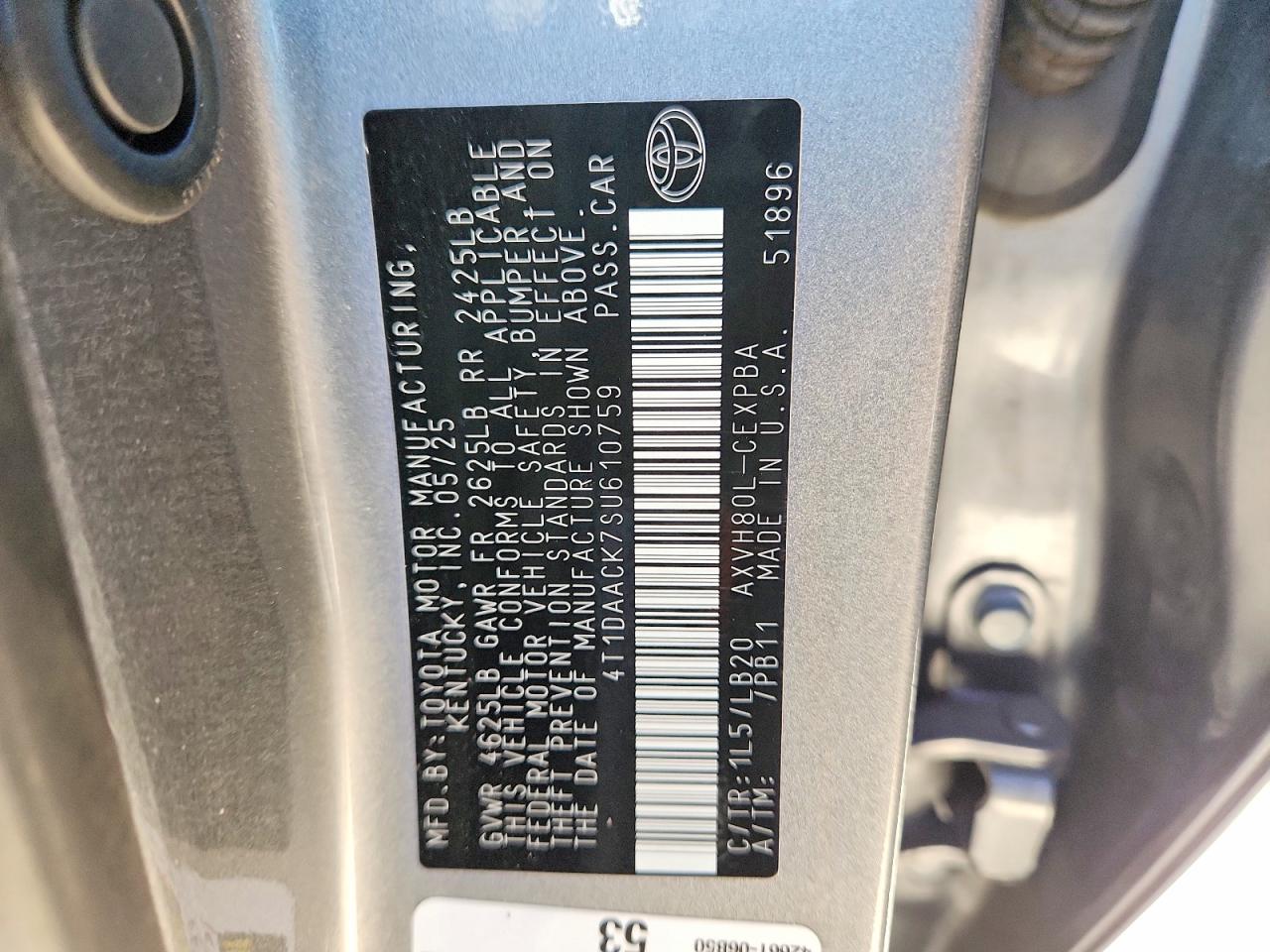 2025 TOYOTA CAMRY XSE photo 25