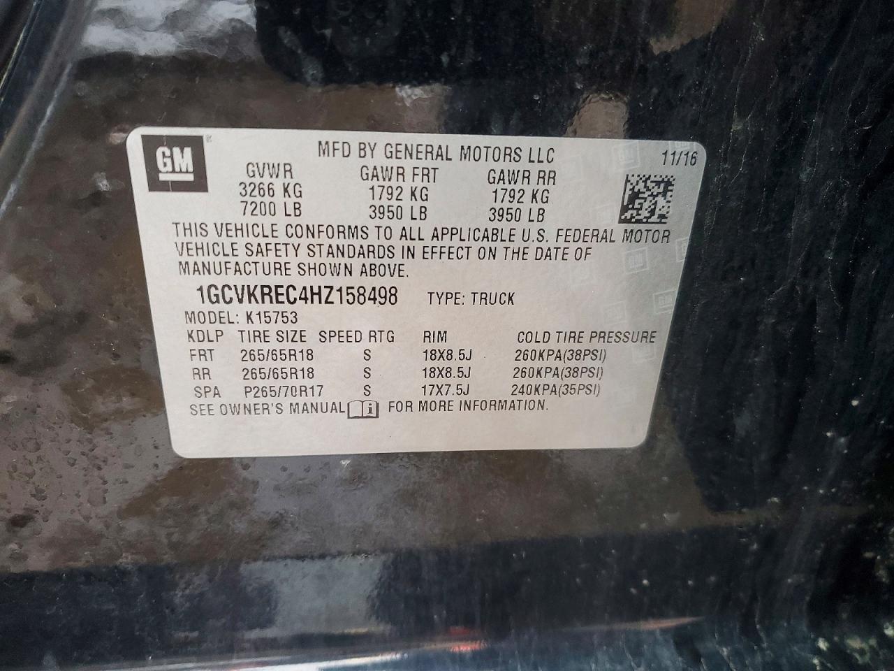 2017 CHEVROLET SILVERADO K1500 LT photo 25