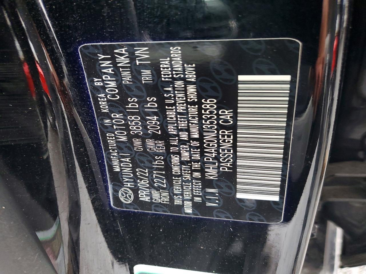 2022 HYUNDAI ELANTRA LIMITED photo 34