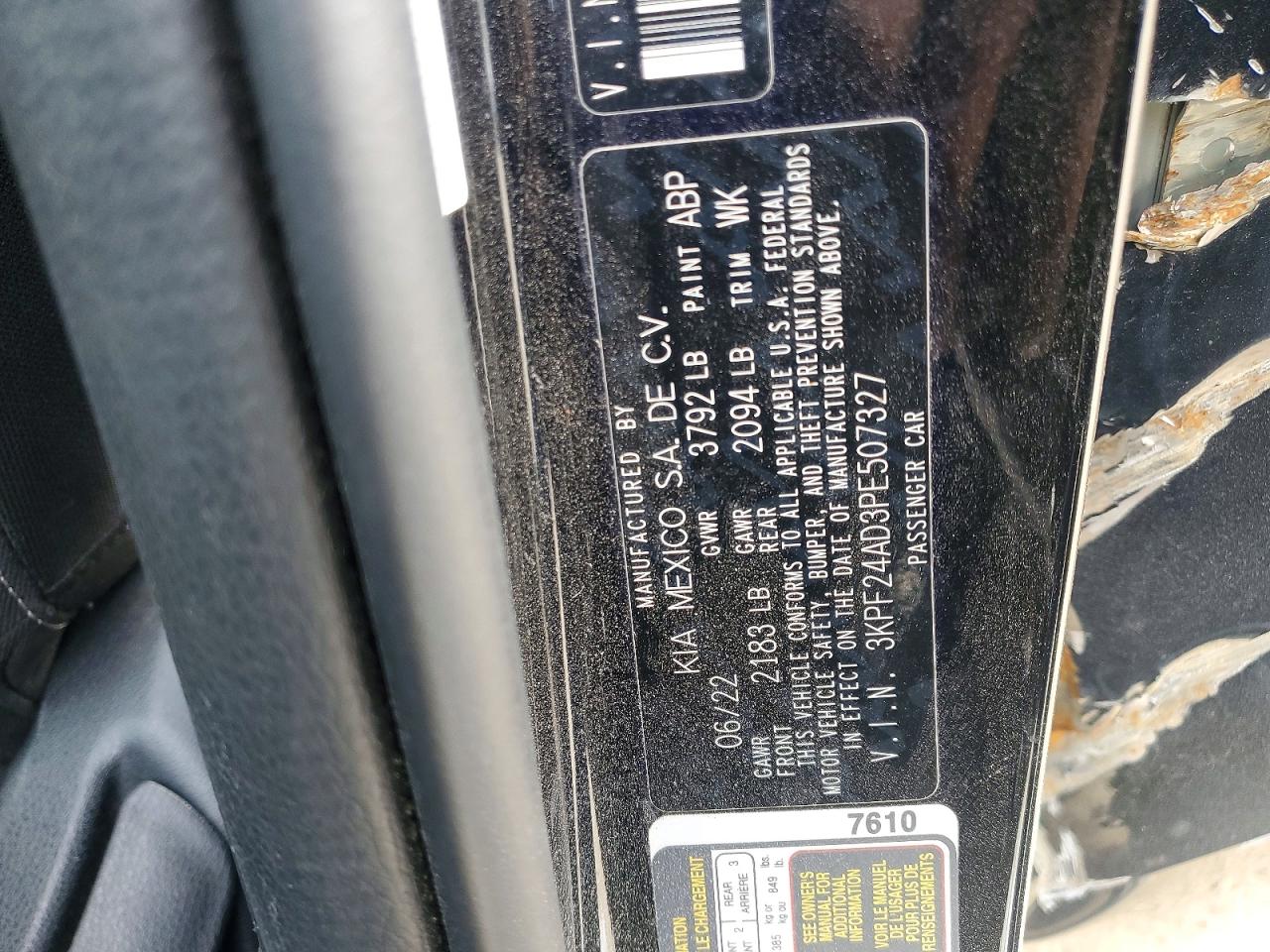 2023 KIA FORTE LXS photo 23