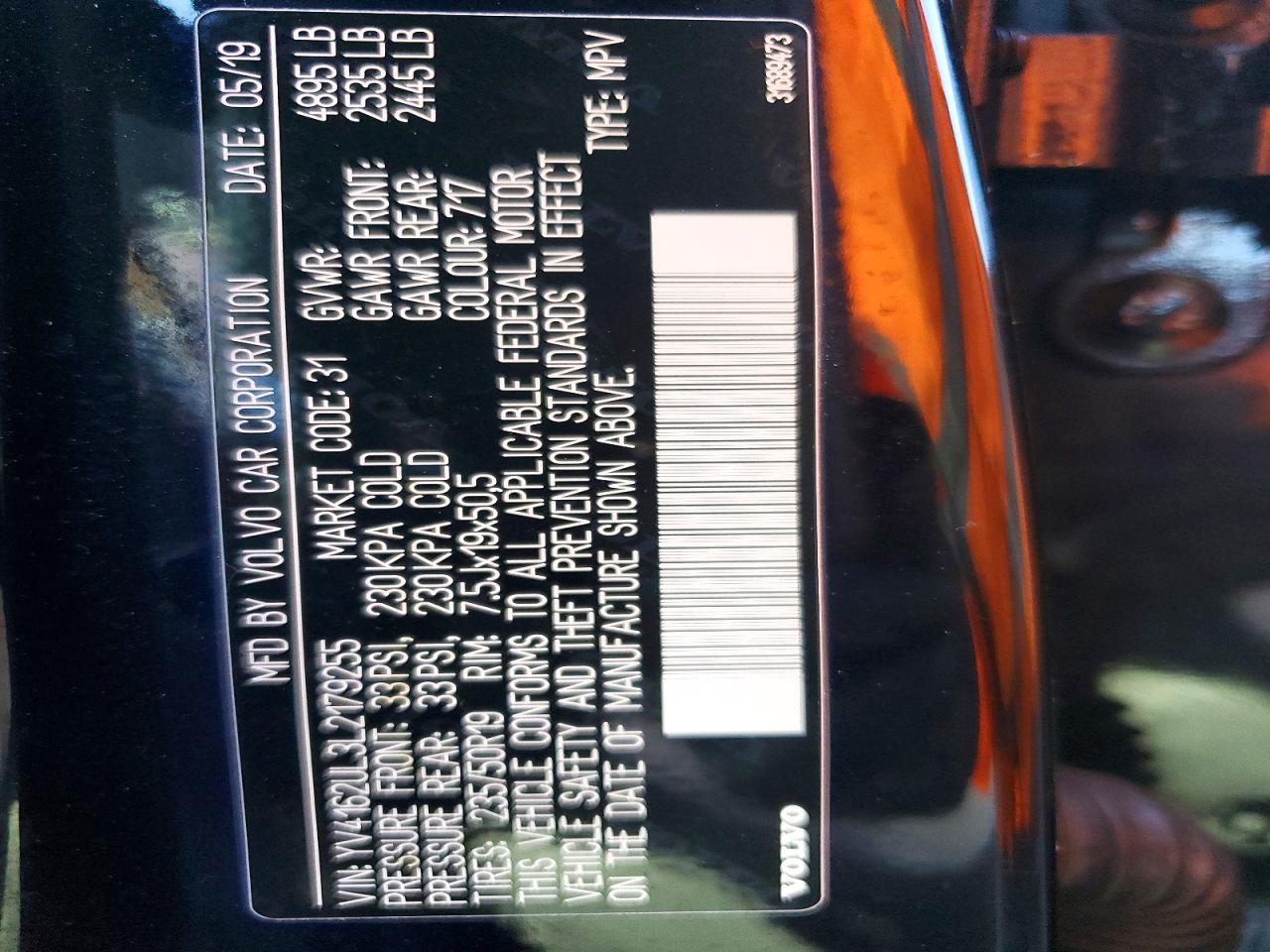 2020 VOLVO XC40 T5 INSCRIPTION photo 13