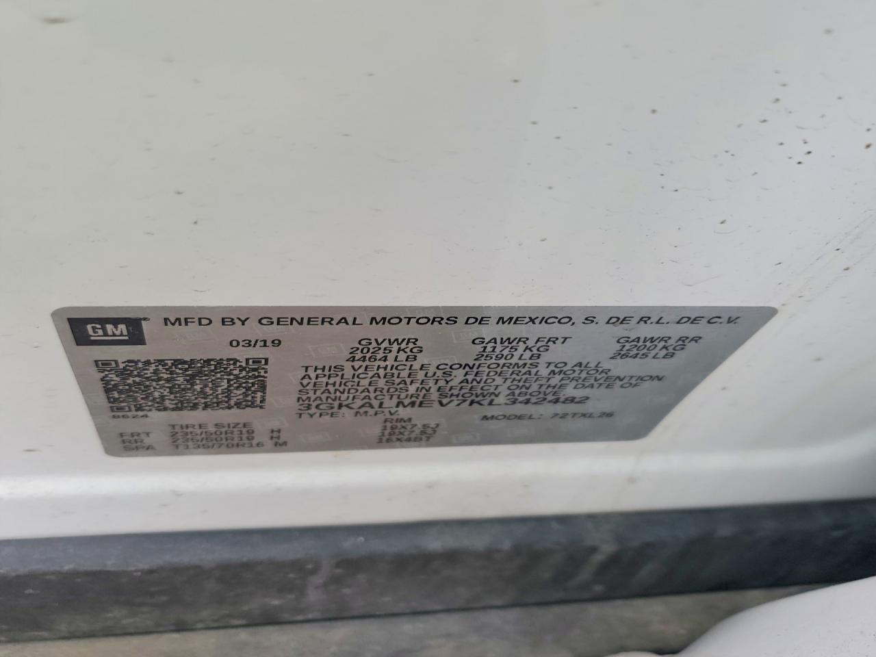 2019 GMC TERRAIN SLE photo 13