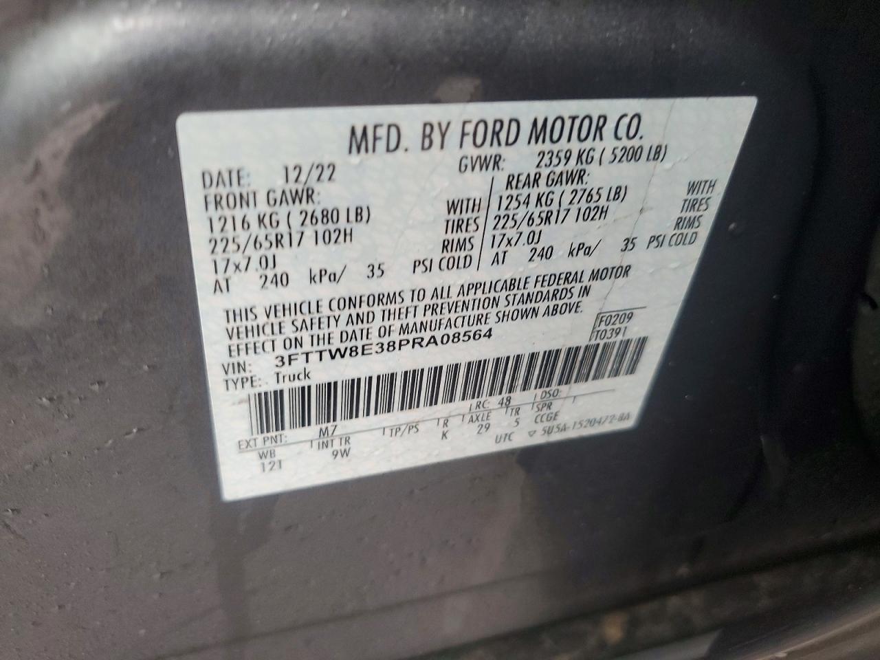 2023 FORD MAVERICK XL photo 12
