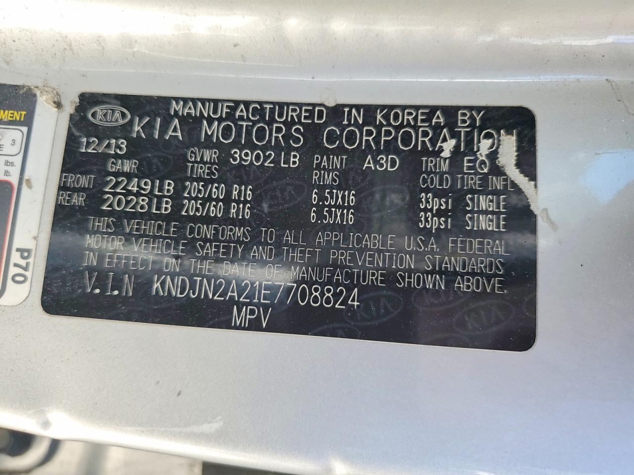 2014 KIA SOUL BASE photo 23