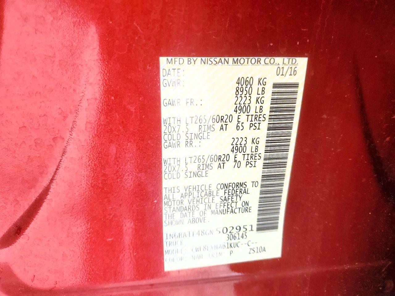 2016 NISSAN TITAN XD PLATINUM RESERVE photo 23