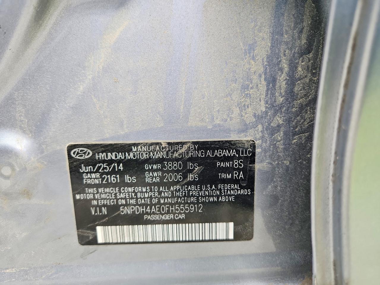 2015 HYUNDAI ELANTRA SE photo 23