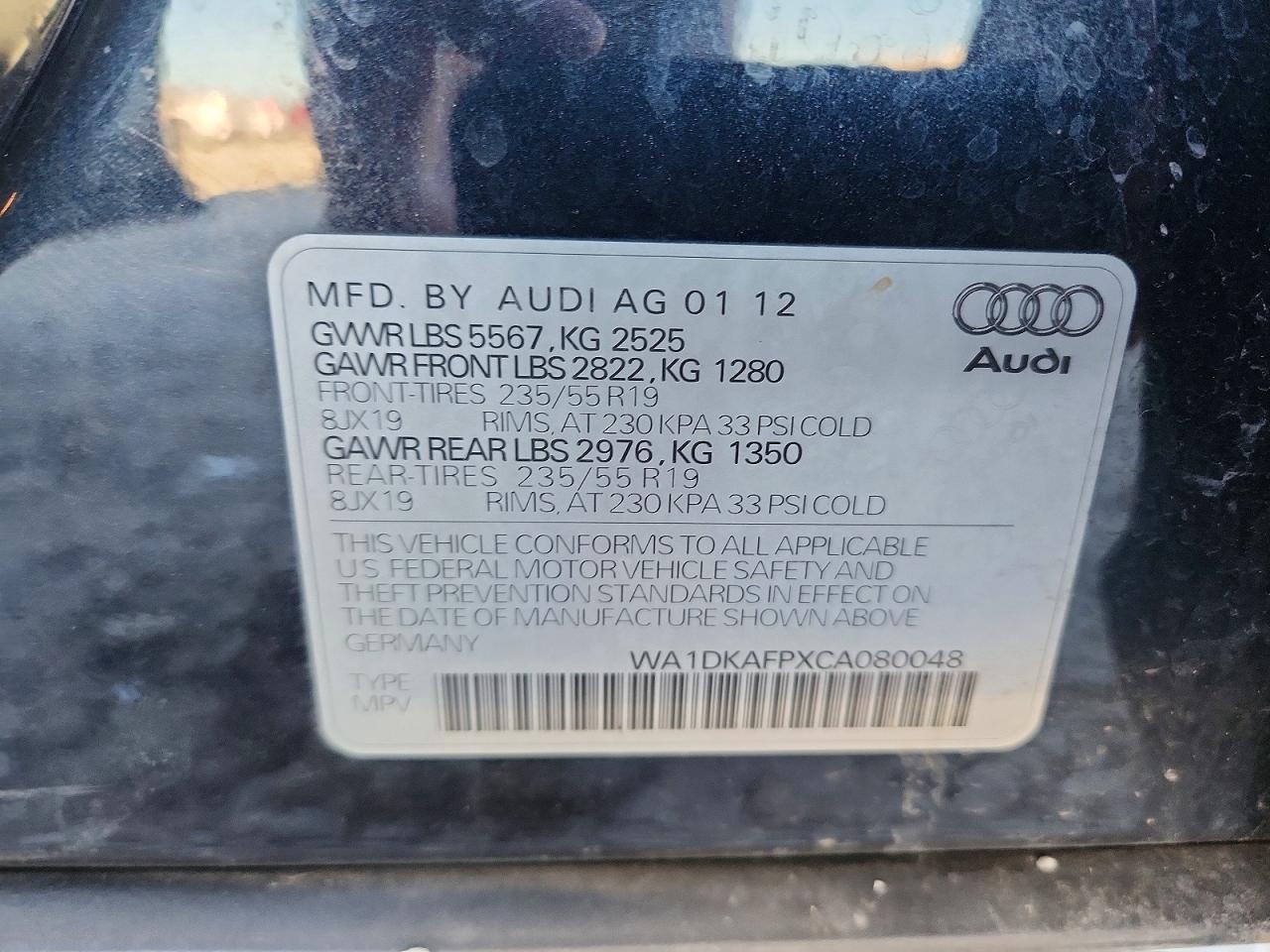 2012 AUDI Q5 PREMIUM PLUS photo 23