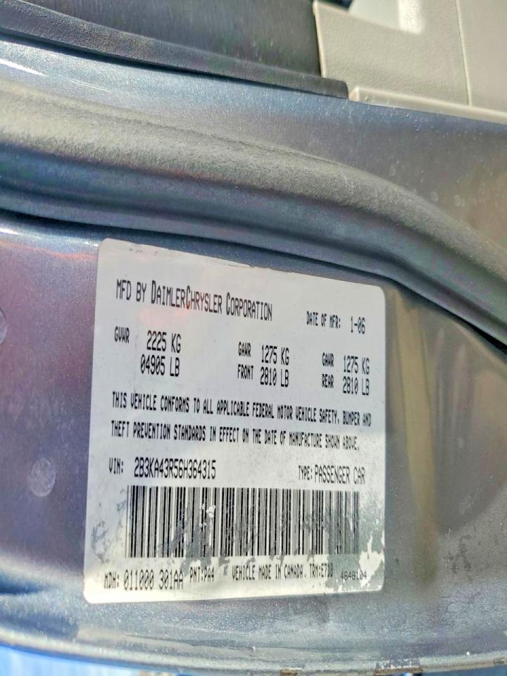 2006 DODGE CHARGER SE photo 25