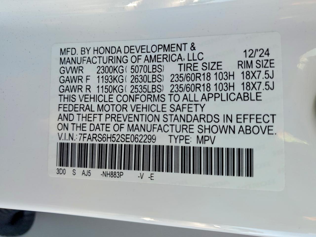 2025 HONDA CR-V SPORT photo 12