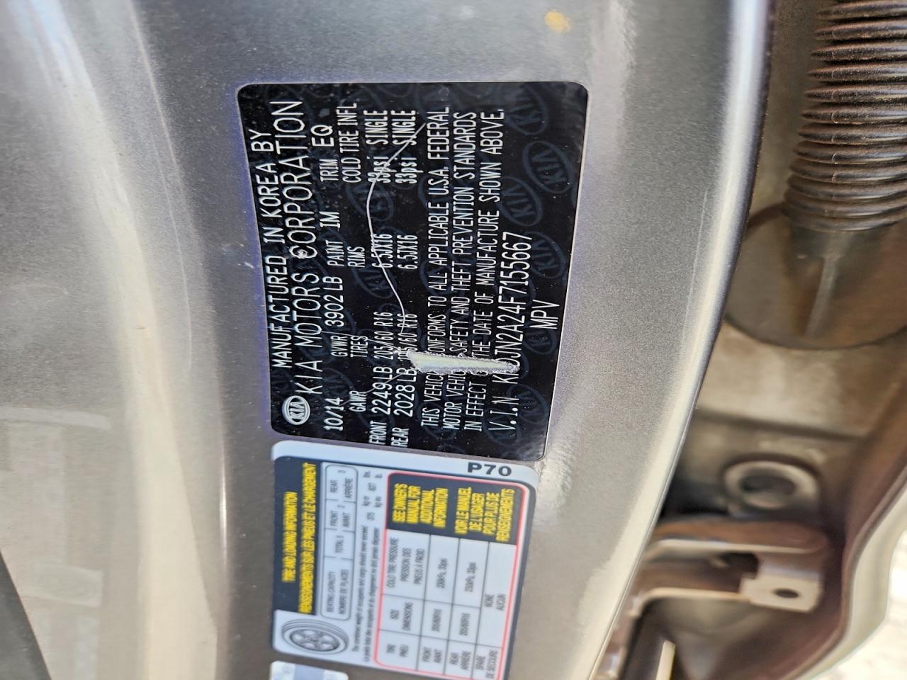 2015 KIA SOUL BASE photo 25