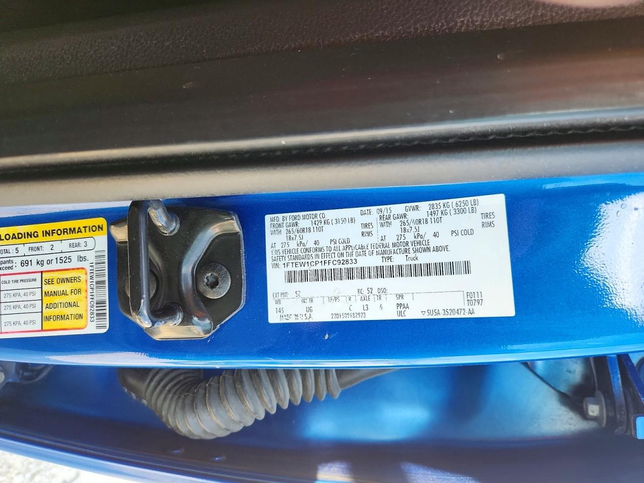 2015 FORD F150 SUPERCREW photo 23