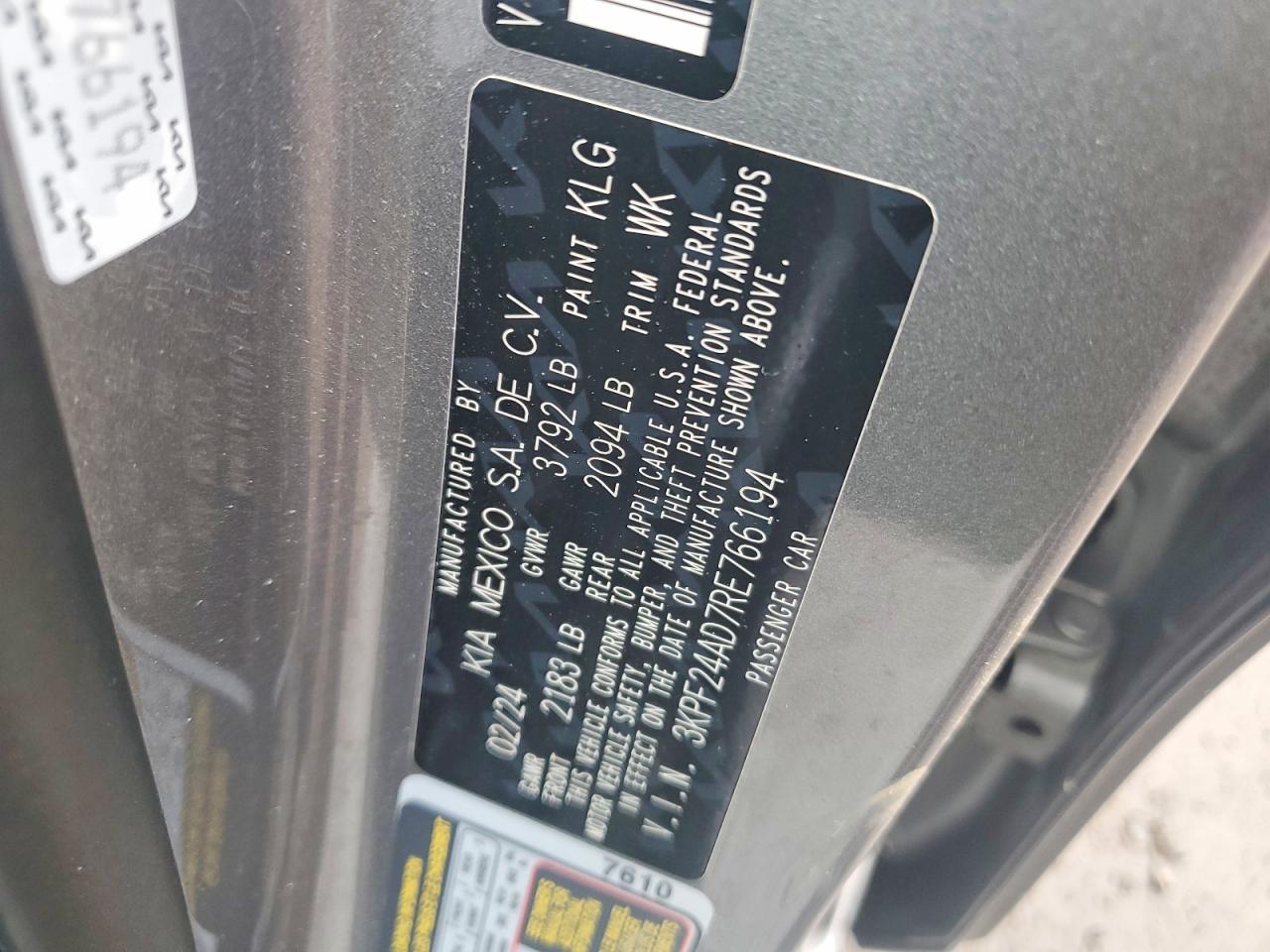 2024 KIA FORTE LXS photo 23