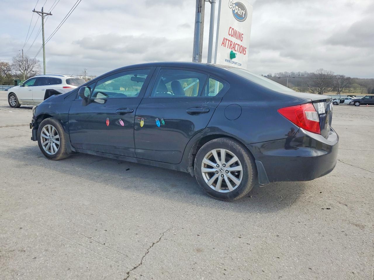2012 HONDA CIVIC EX photo 2