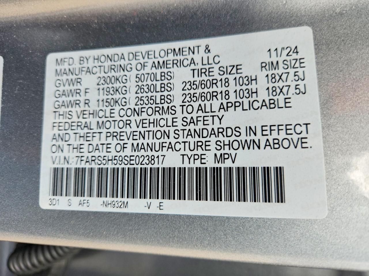 2025 HONDA CR-V SPORT photo 40