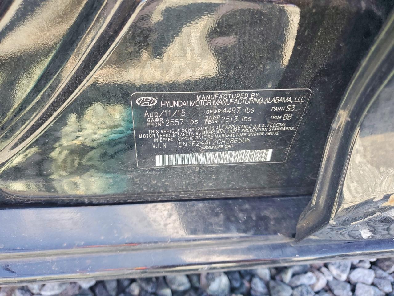 2016 HYUNDAI SONATA SE photo 12