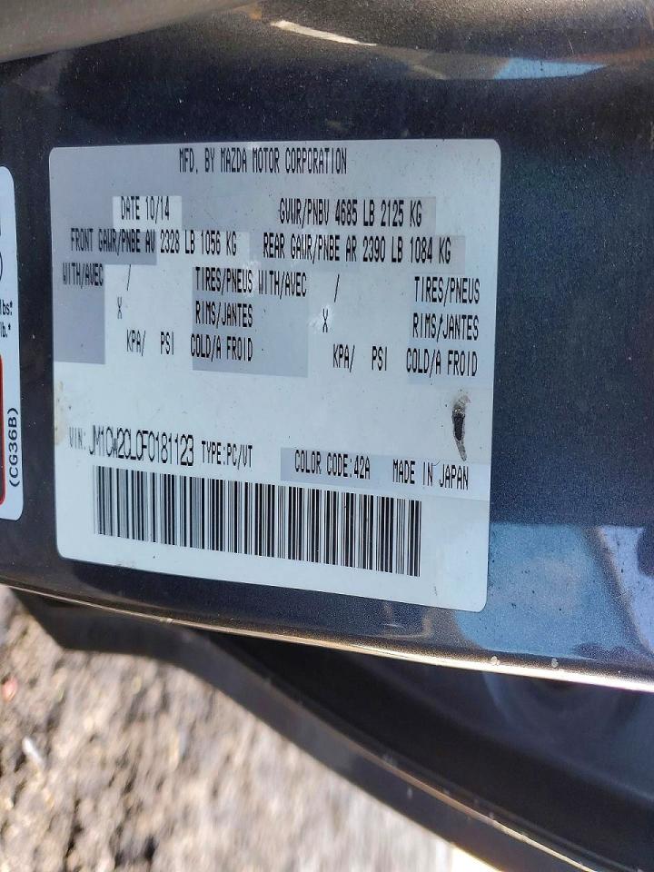 2015 MAZDA 6 GS-L photo 23