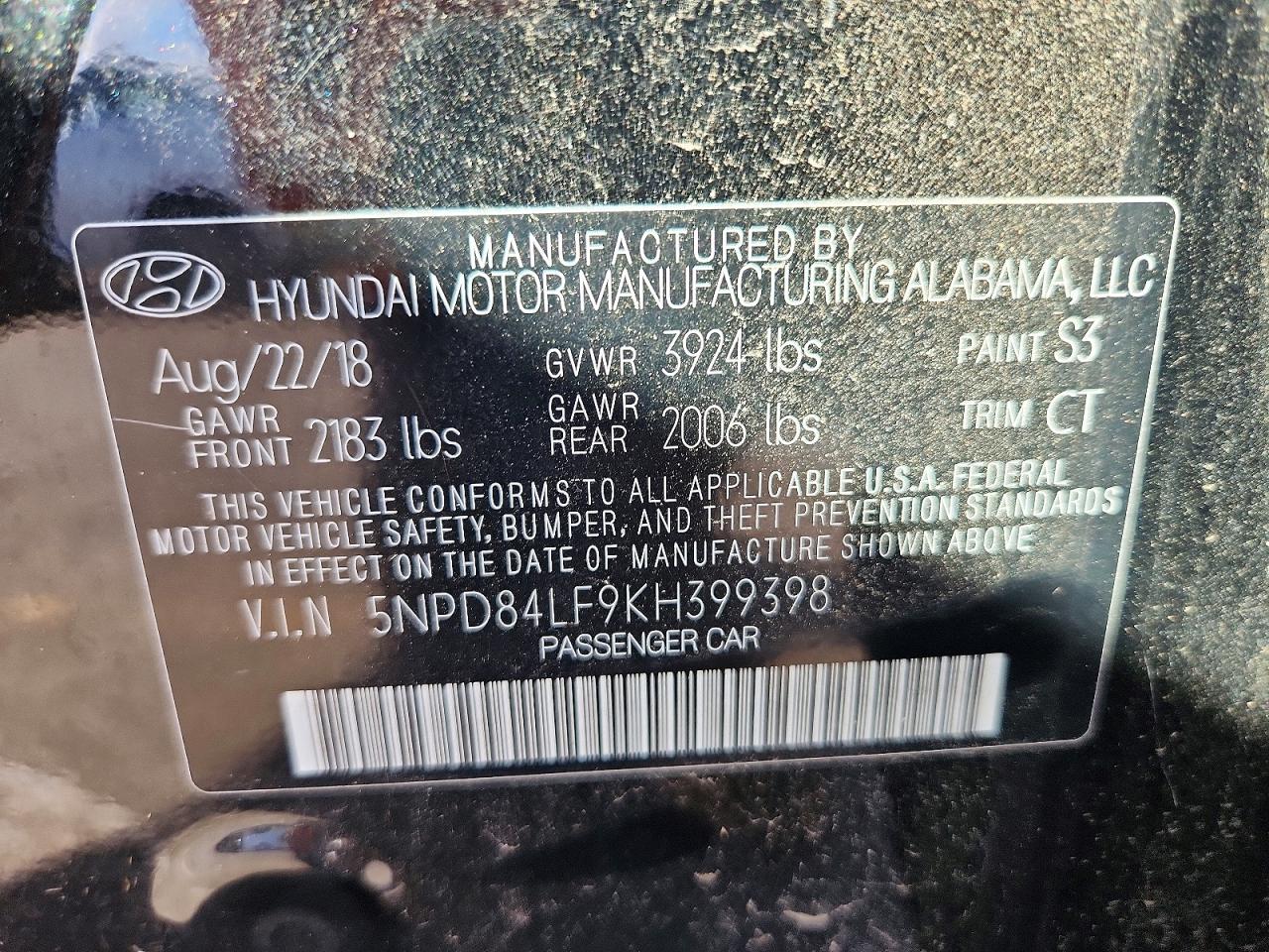 2019 HYUNDAI ELANTRA SEL photo 23