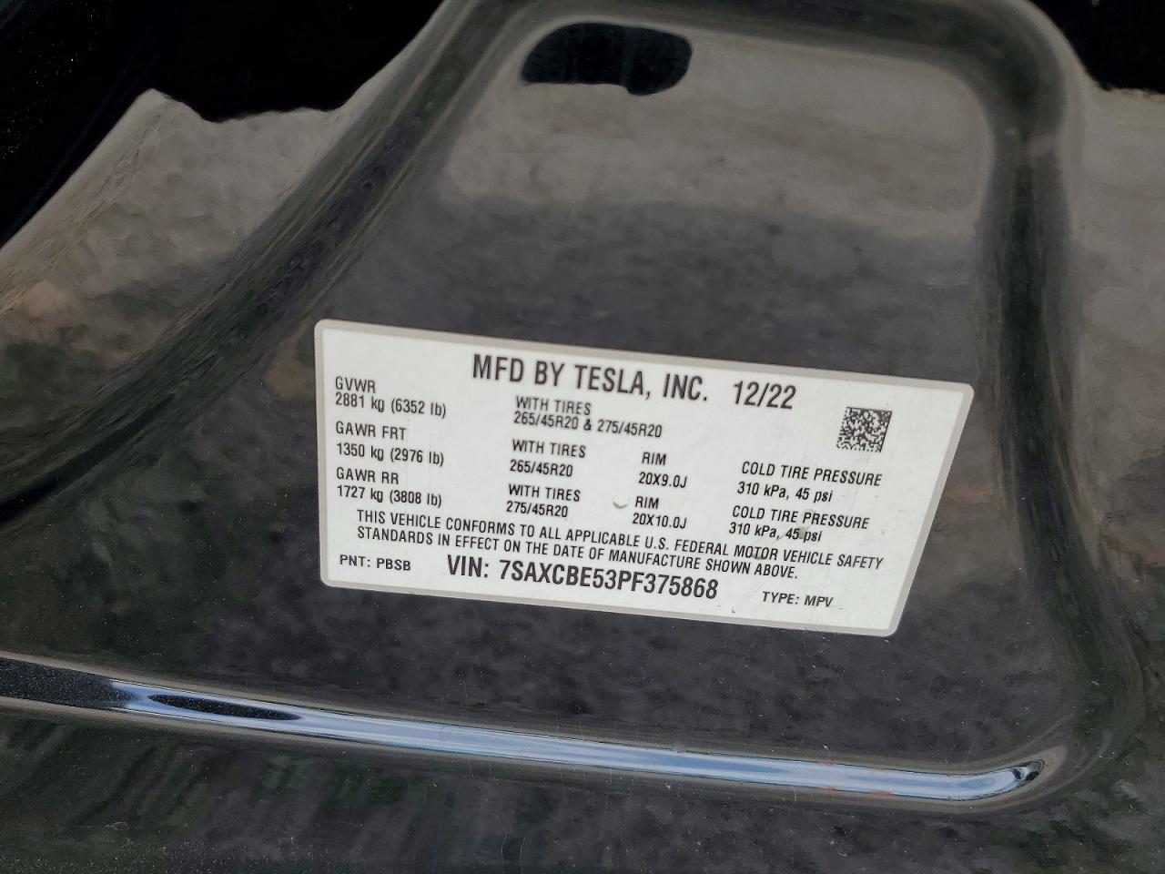 2023 TESLA MODEL X photo 40