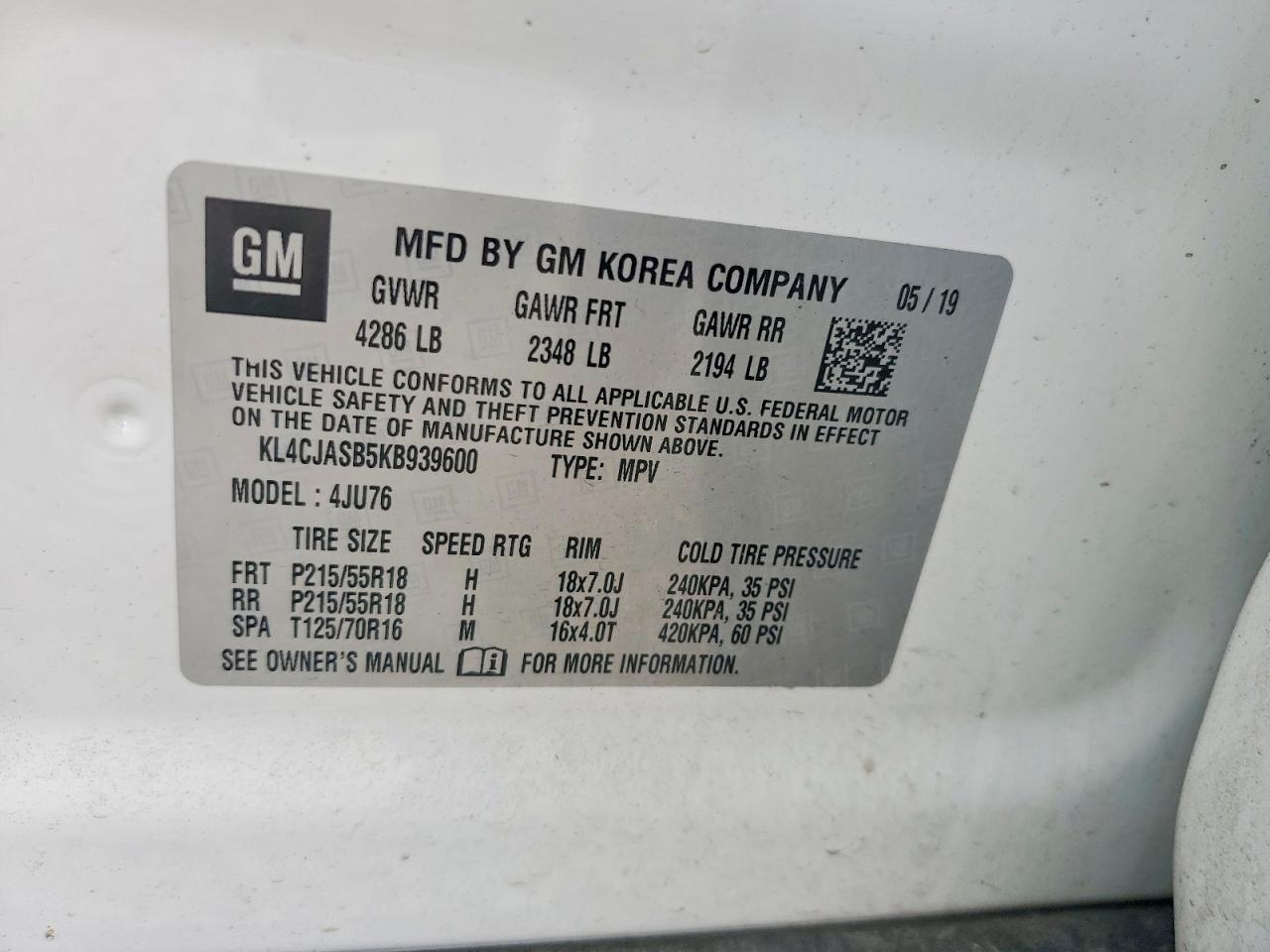 2019 BUICK ENCORE PREFERRED photo 37