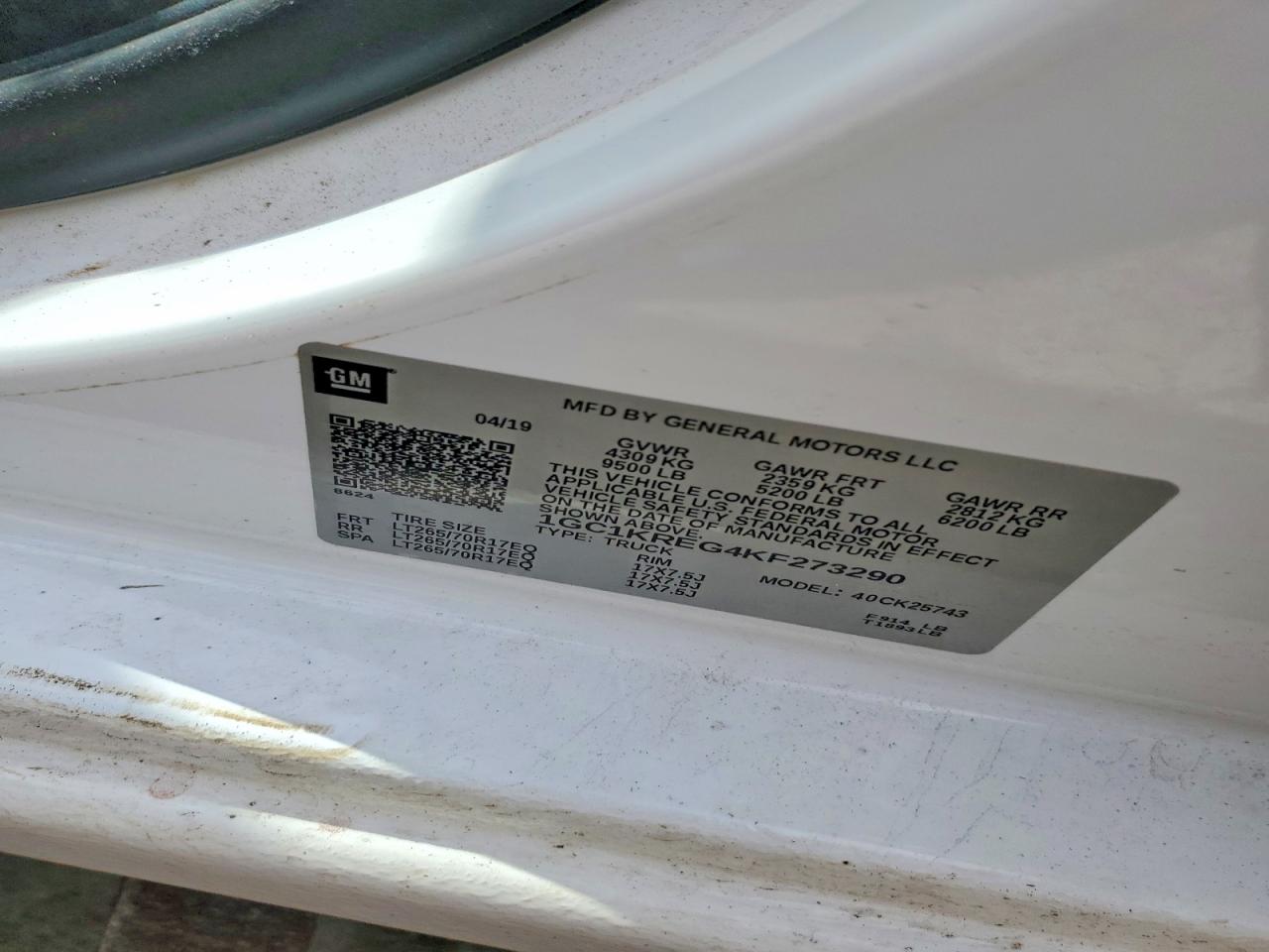 2019 CHEVROLET SILVERADO K2500 HEAVY DUTY photo 34