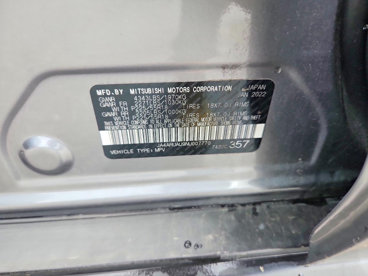 2022 MITSUBISHI OUTLANDER SPORT ES photo 37