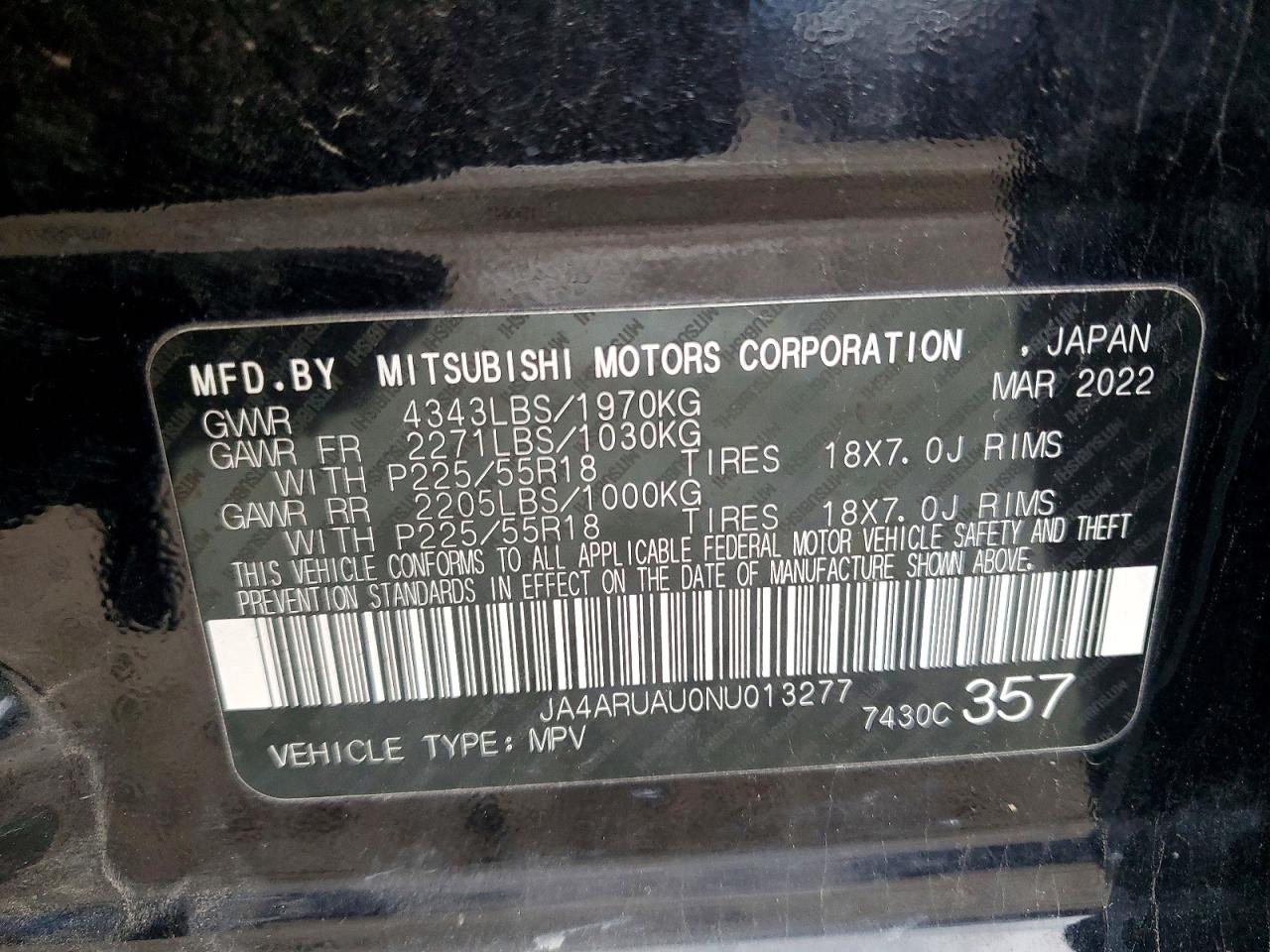 2022 MITSUBISHI OUTLANDER SPORT ES photo 25