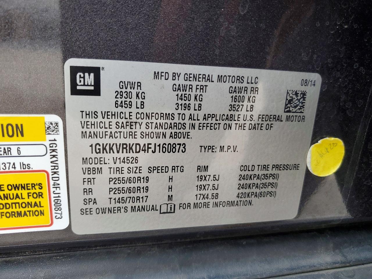 2015 GMC ACADIA SLT-1 photo 25