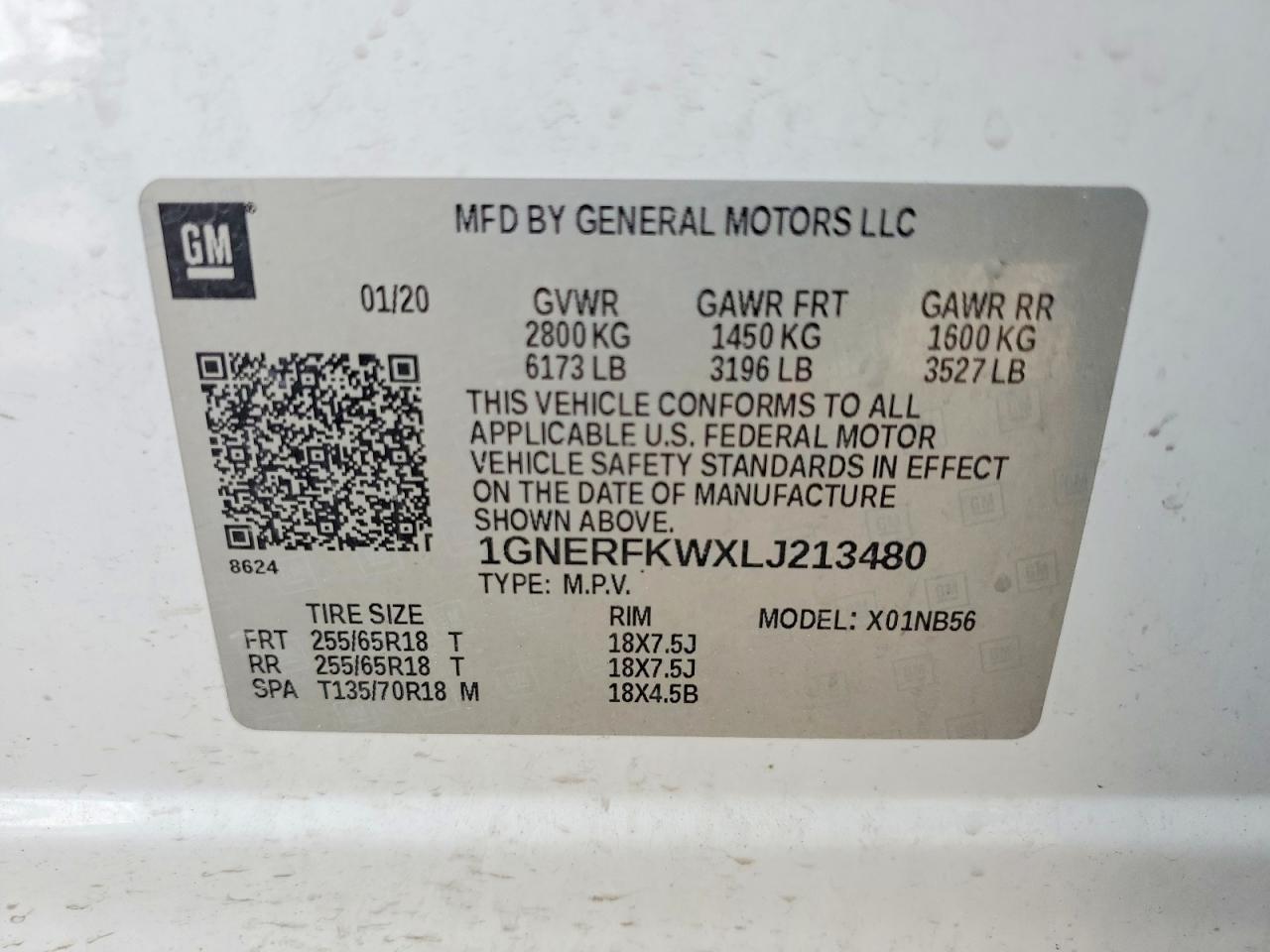 2020 CHEVROLET TRAVERSE LS photo 25
