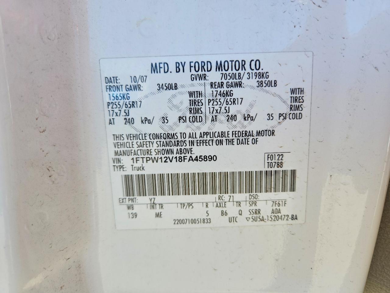 2008 FORD F150 SUPERCREW photo 23
