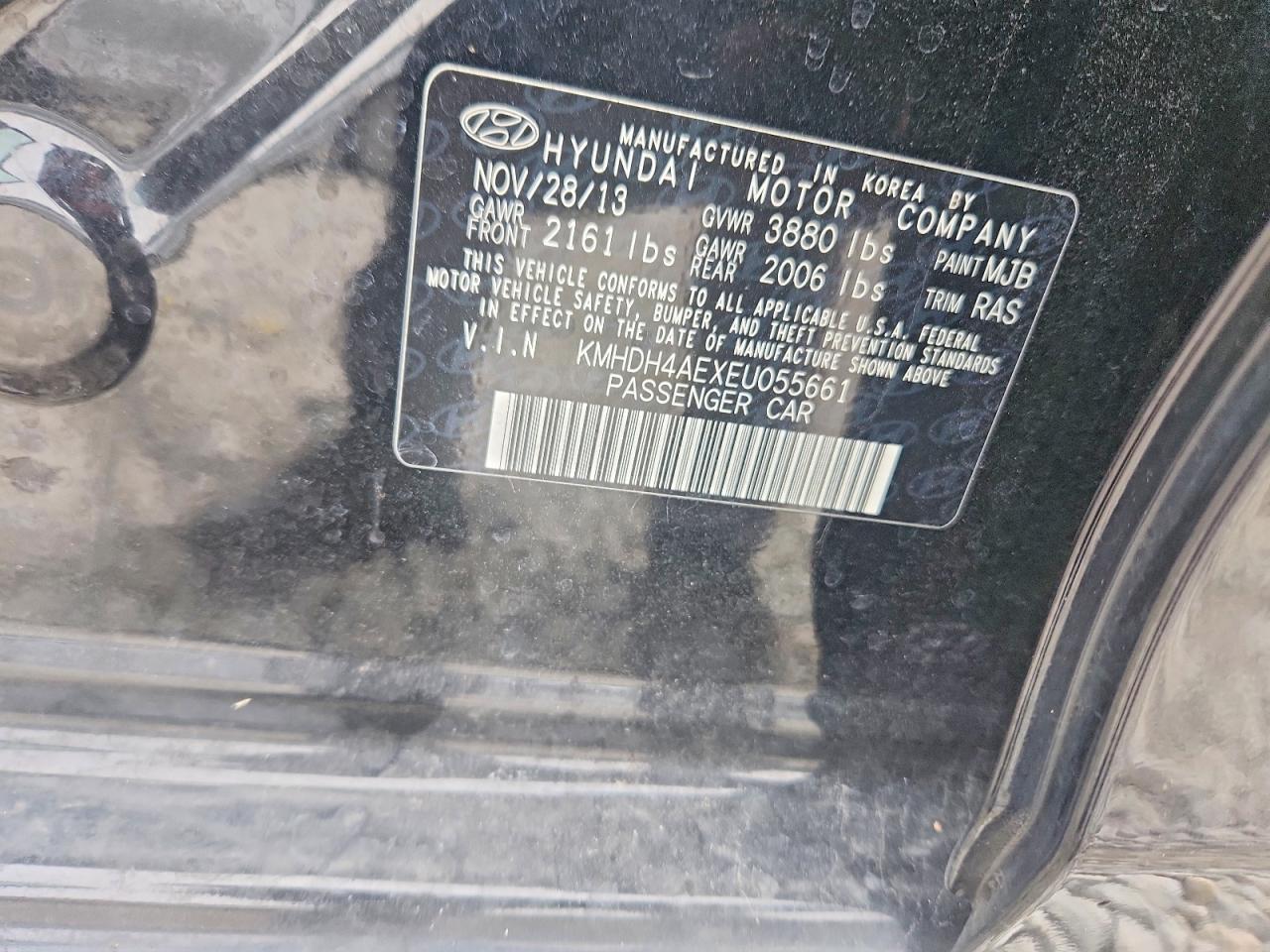 2014 HYUNDAI ELANTRA SE photo 13