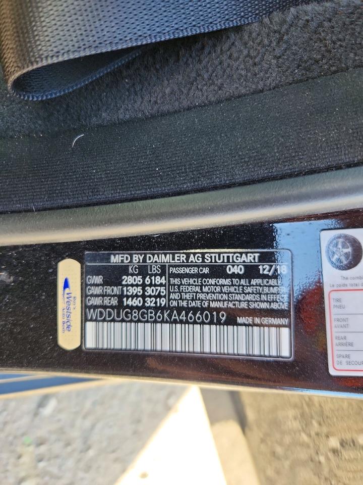 2019 MERCEDES-BENZ S 560 4MATIC photo 34
