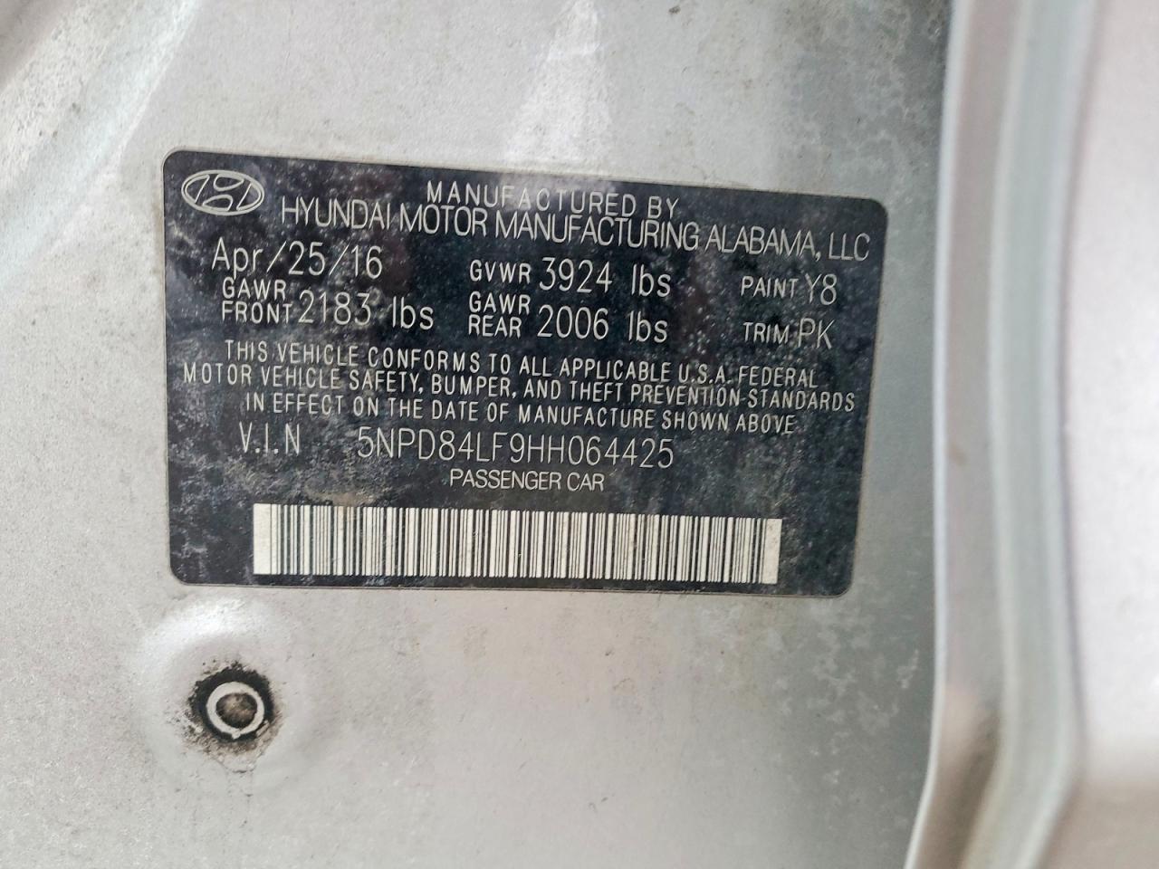 2017 HYUNDAI ELANTRA LIMITED photo 13