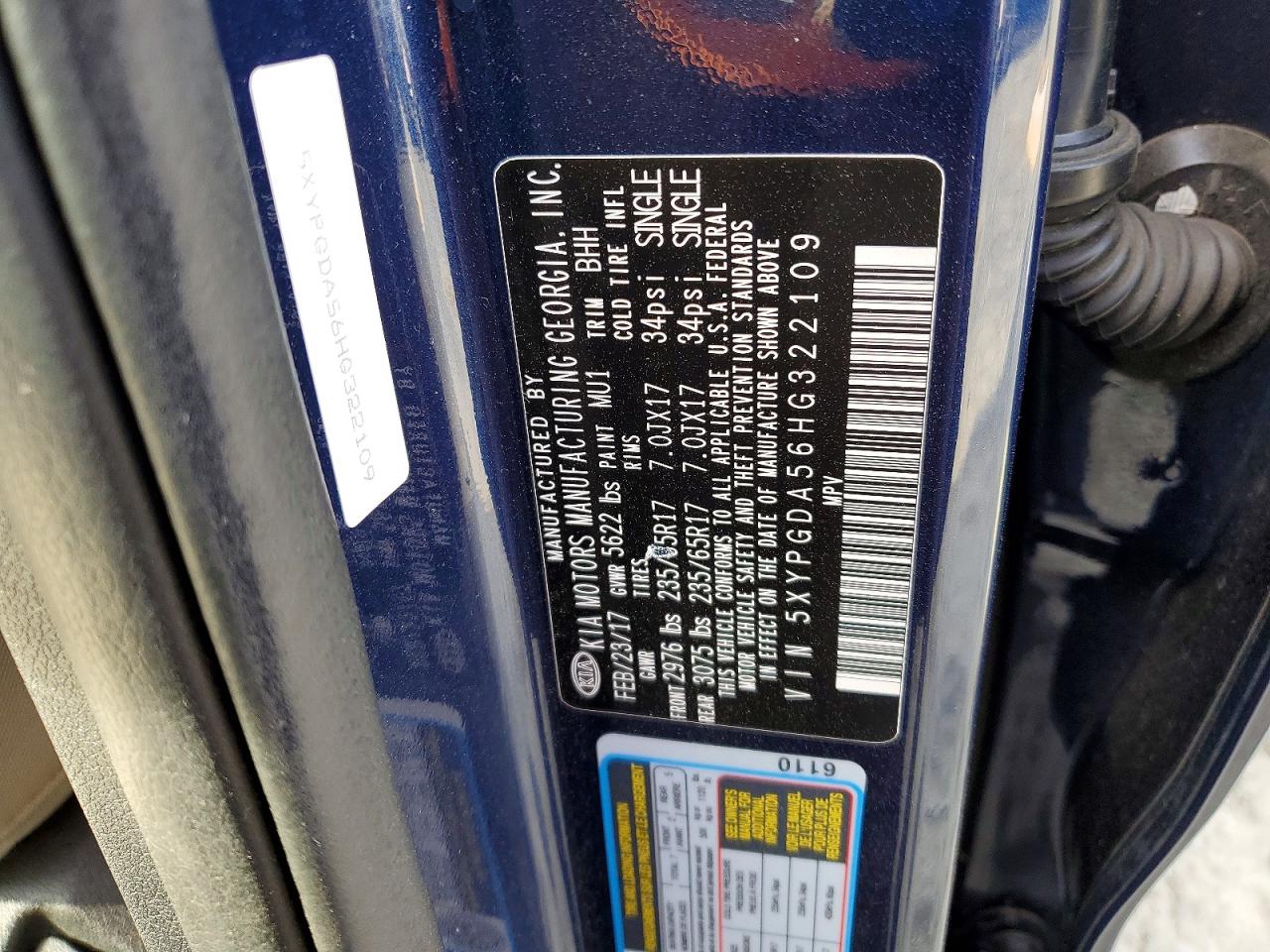 2017 KIA SORENTO LX V6 photo 25