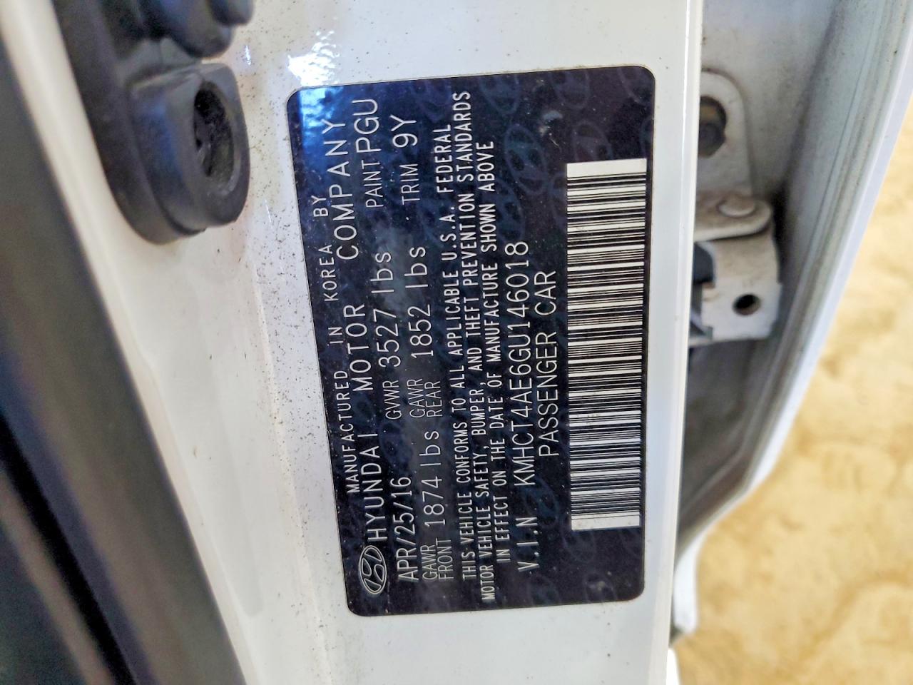 2016 HYUNDAI ACCENT SE photo 12