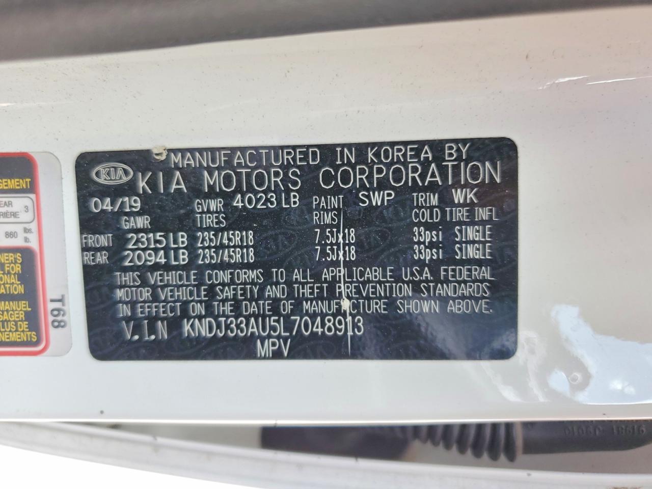 2020 KIA SOUL EX photo 23