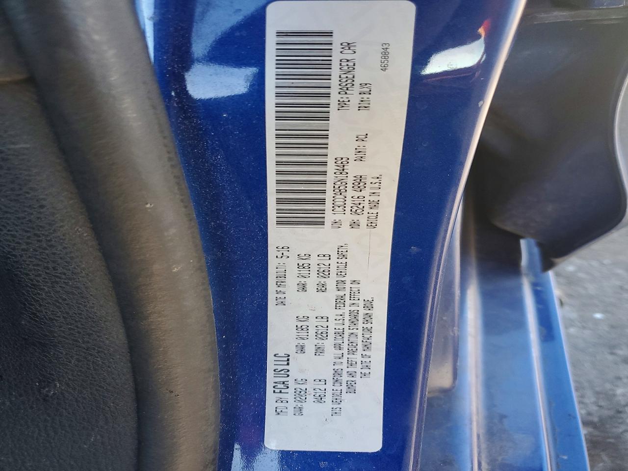 2016 CHRYSLER 200 LIMITED photo 12