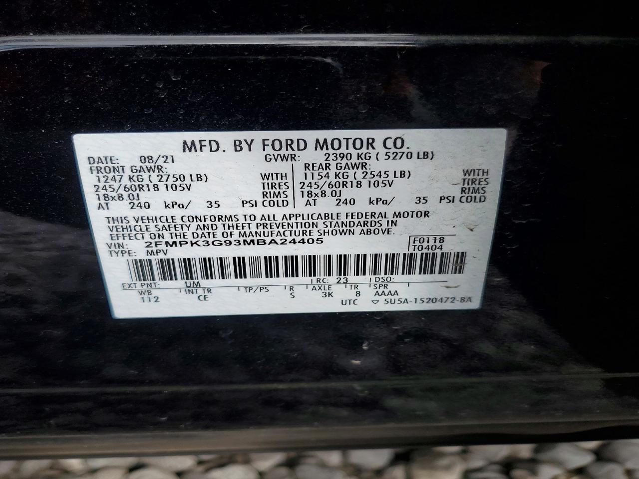 2021 FORD EDGE SE photo 37