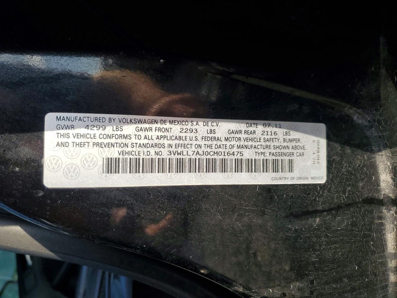 2012 VOLKSWAGEN JETTA TDI photo 12