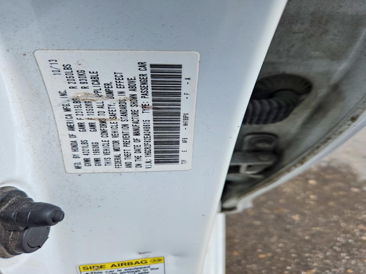 2014 HONDA ACCORD EXL photo 23