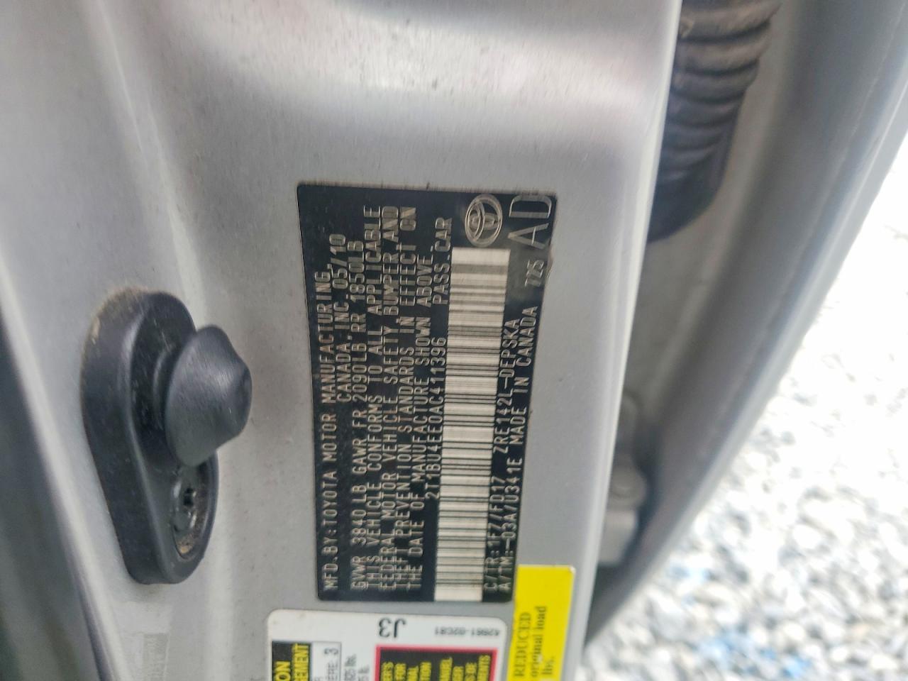 2010 TOYOTA COROLLA S photo 37