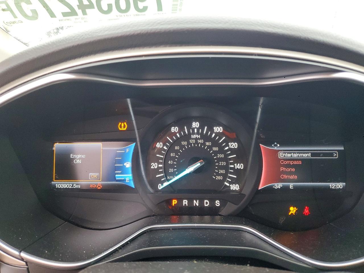 2016 FORD FUSION SE photo 9