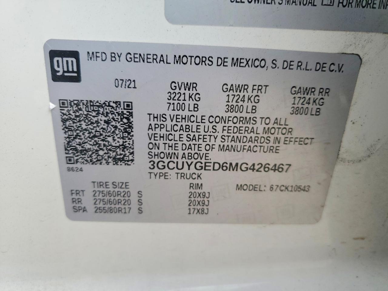 2021 CHEVROLET SILVERADO K1500 LTZ photo 34