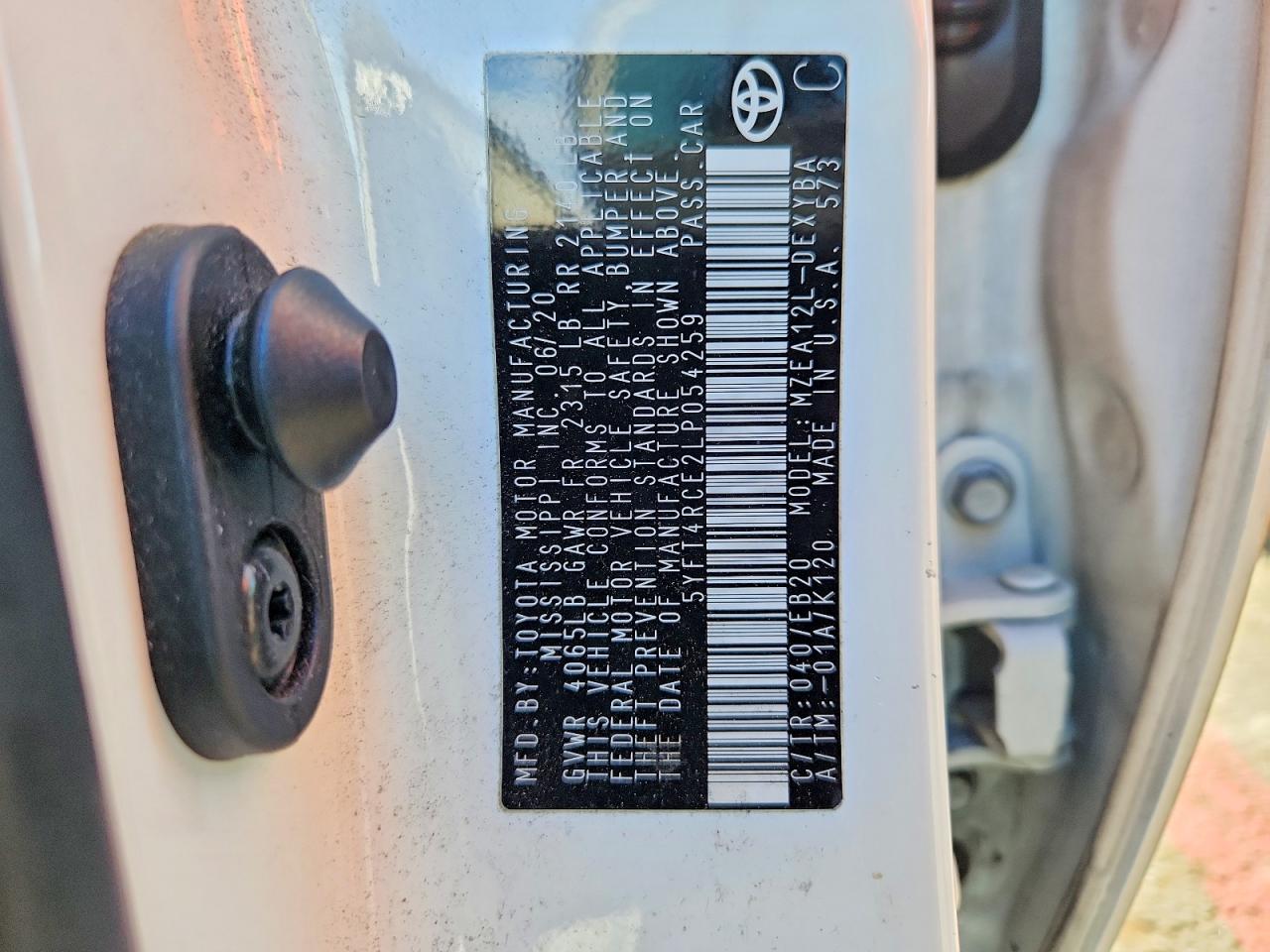 2020 TOYOTA COROLLA XSE photo 34