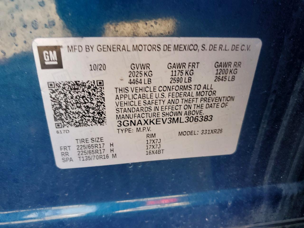 2021 CHEVROLET EQUINOX LT photo 37