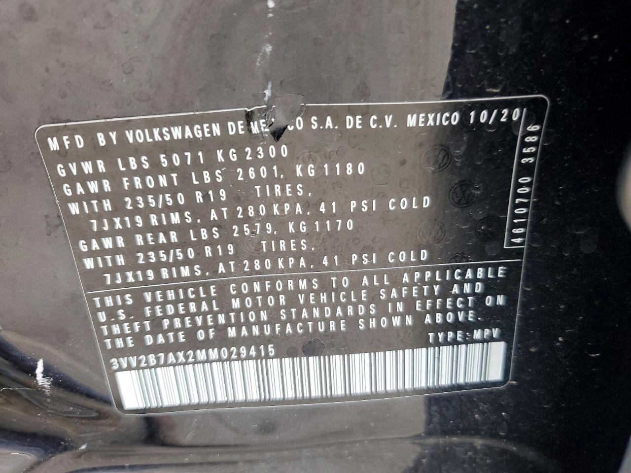 2021 VOLK TIGUAN SE photo 23
