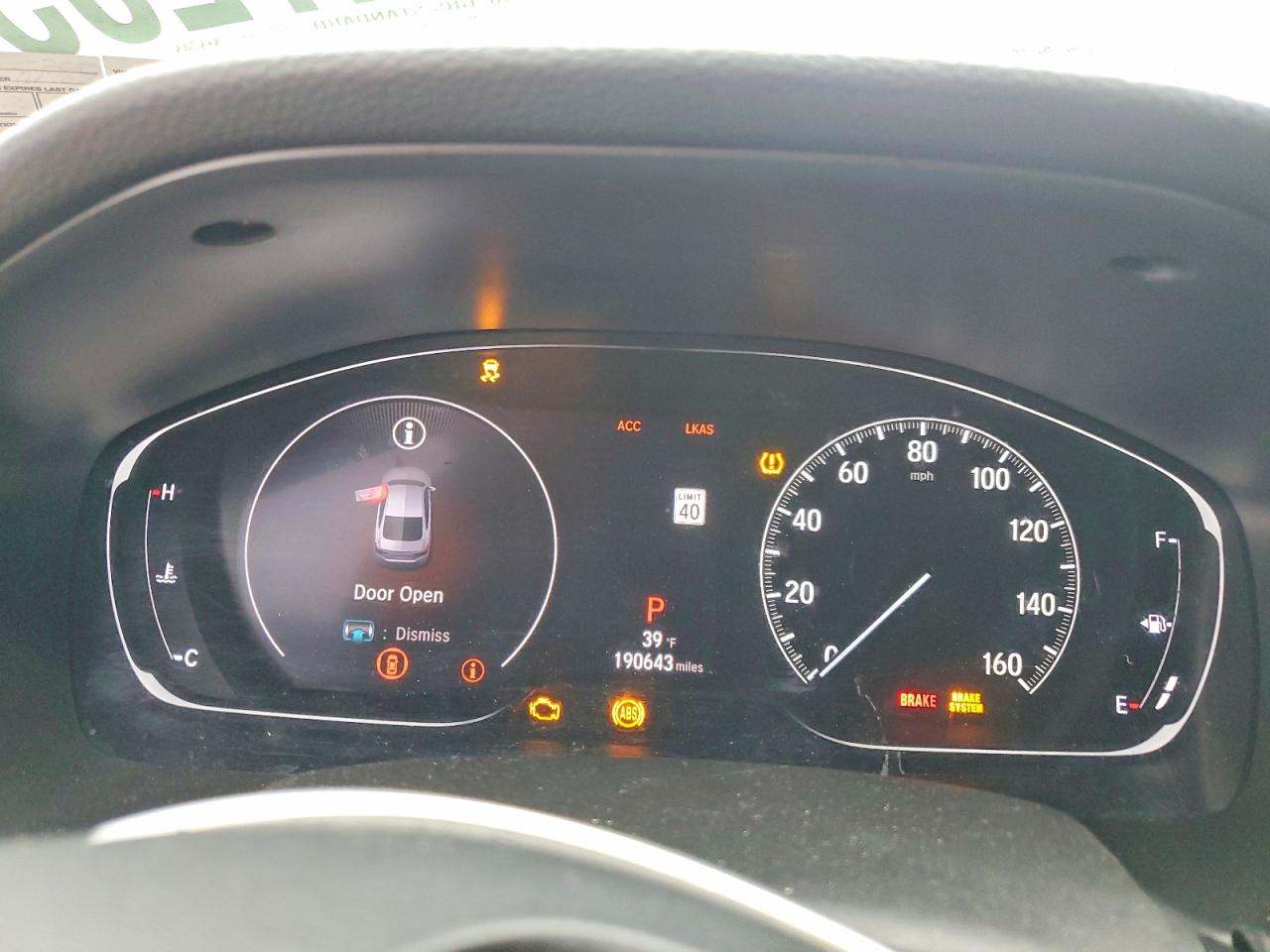 2020 HONDA ACCORD LX photo 17