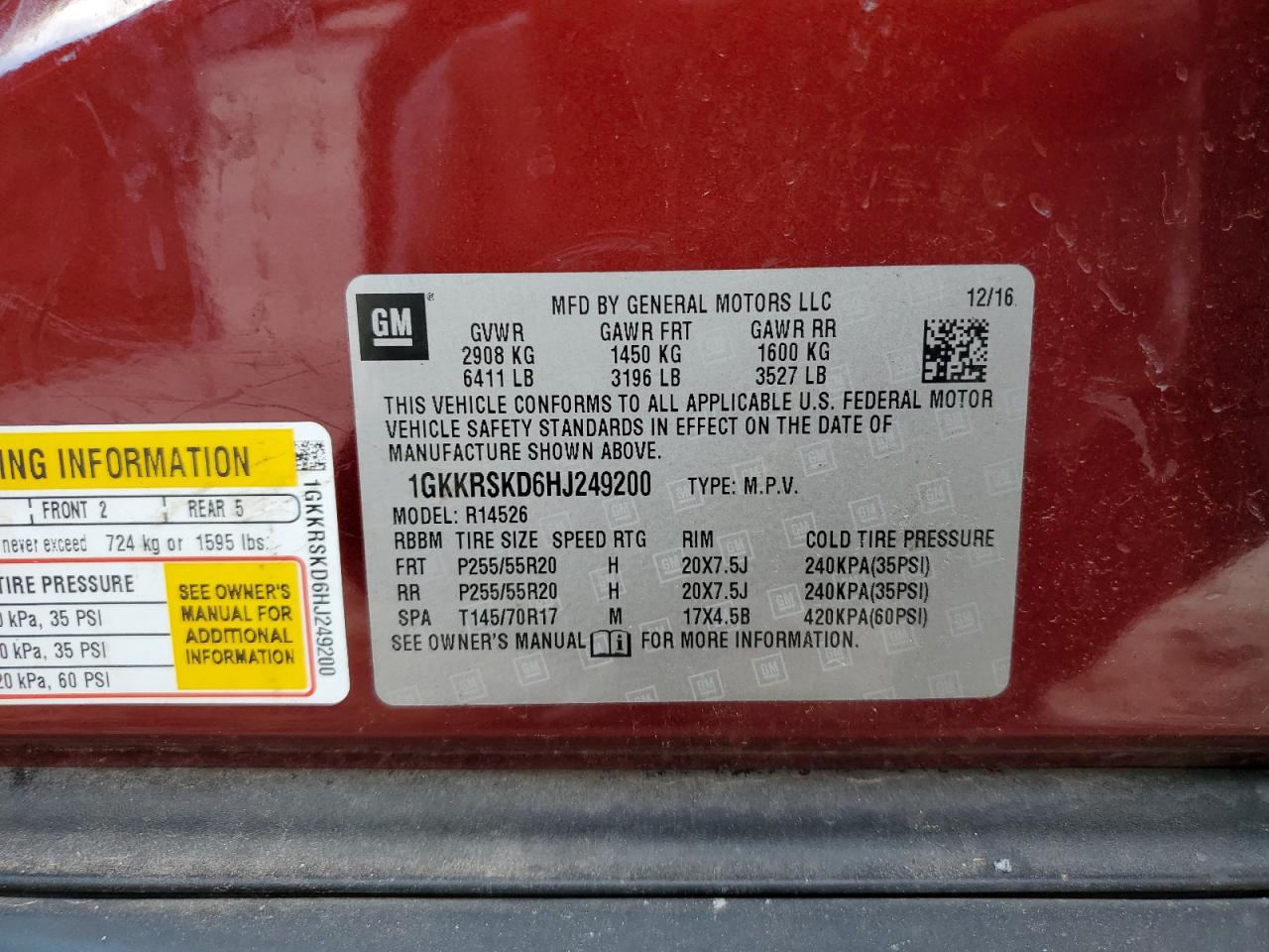 2017 GMC ACADIA LIMITED photo 25
