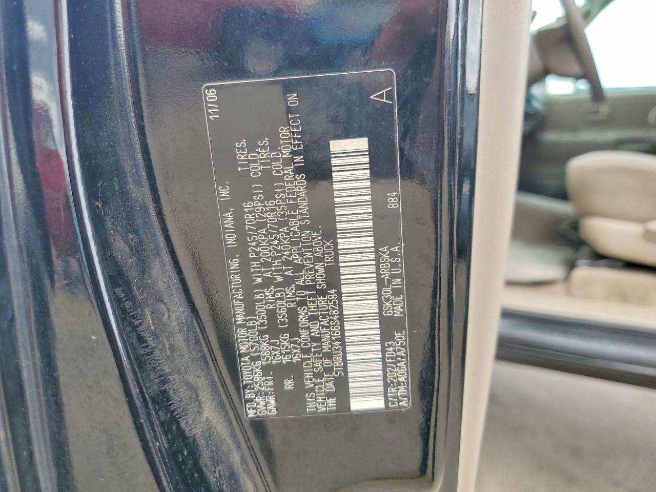 2006 TOYOTA TUNDRA ACCESS CAB SR5 photo 23